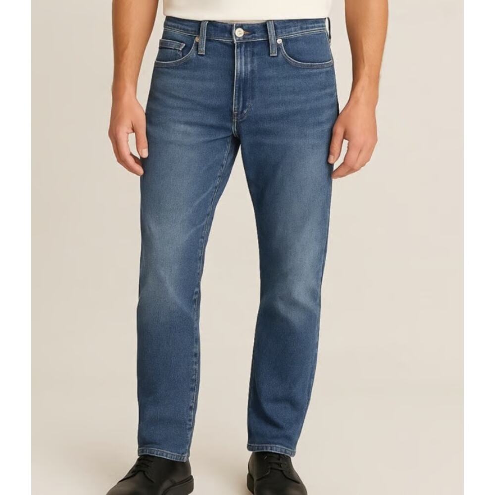 AG Adriano Goldschmied Jeans Mens 35X28 Everett Slim Straight Dark Wash Stretchy